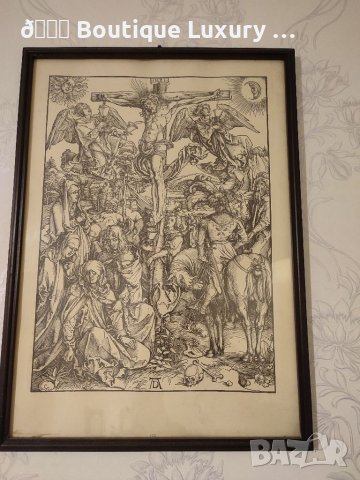 Литография Албрехт Дюрер в рамки с воден знак , снимка 7 - Колекции - 36906477