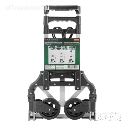 80 KG Сгъваема Ръчна Транспортна Количка RockForce Транспотна Количка, снимка 2 - Други инструменти - 48043233