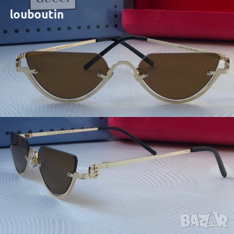 GUCCI 1:1 дамски слънчеви очила 4 цвята, снимка 3 - Слънчеви и диоптрични очила - 52915117