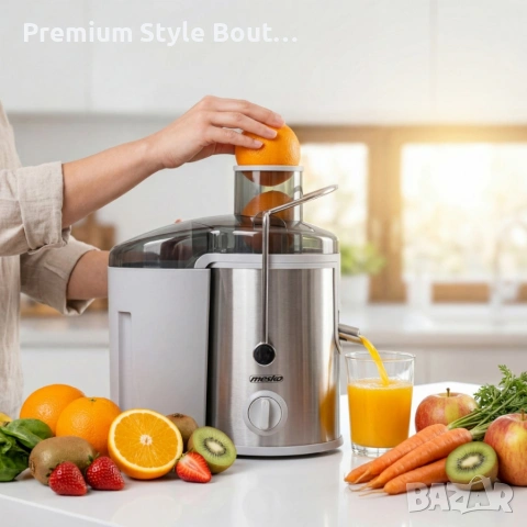 Компактна сокоизстисквачка Mesko MS 4126 , снимка 5 - Друга електроника - 54158687