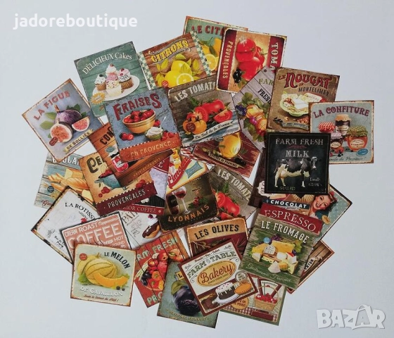 Дизайнерски скрапбук стикери различни теми Париж/ Италия/ Печива/ Къмпинг и други, снимка 11 - Други - 42532827