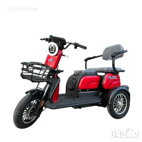 Електрическа триколка X3 1800W (50км+ пробег) 2026, снимка 2 - Мотоциклети и мототехника - 56128325
