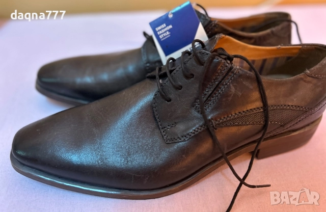 Страхотни ръчно изработени швейцарски обувки Fretz Man № 46, снимка 12 - Официални обувки - 51678561