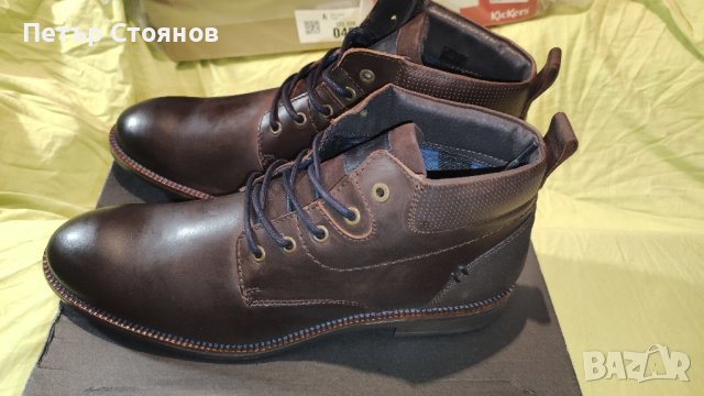 Чудесни мъжки кларкове от естествена кожа Oliver Jackob №46, снимка 6 - Мъжки боти - 42173620