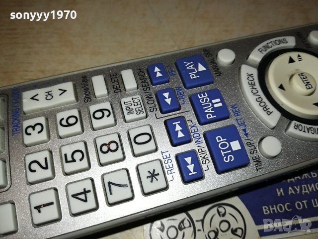 PANASONIC TV VIDEO & DVD-REMOTE-ВНОС SWISS 1110231848, снимка 9 - Дистанционни - 42525636