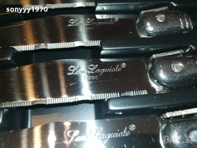 laguiole black-6бр МАРКОВИ ножа 1002211241, снимка 13 - Колекции - 31757099