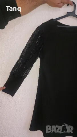 Черна официална рокля , снимка 3 - Рокли - 48464630