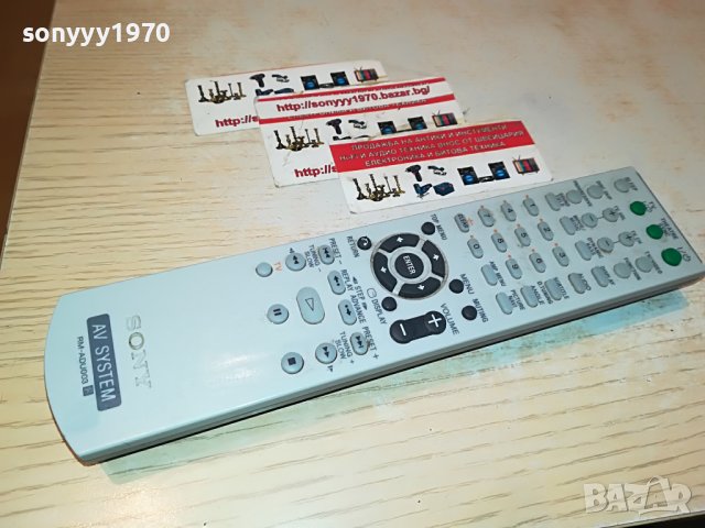 SONY RM-ADU003 AV REMOTE-ВНОС SWISS 2304231100