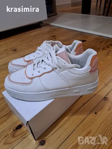 Бели кецове-номер 40, снимка 8 - Кецове - 47884008