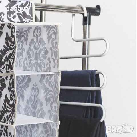 2008 S образна закачалка за панталони и поли, органайзер, снимка 7 - Органайзери - 32021966