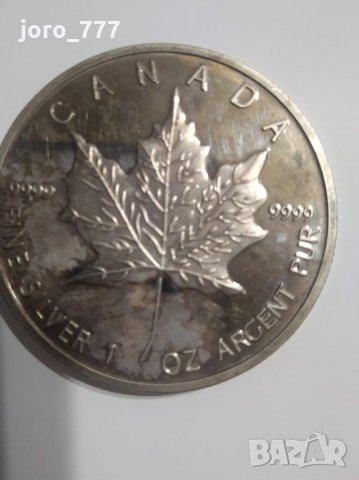 Сребърна монета "Канадски Кленов лист" 2013 1 oz