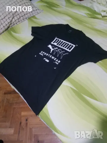  Оригинална Тениска Puma-L, снимка 3 - Тениски - 55773762