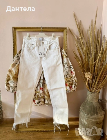 ZARA Нови дамски нели дънки и риза, снимка 6 - Дънки - 54227501