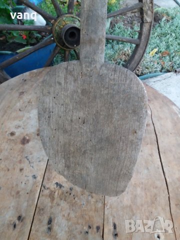 Стара дървена лопата,дървения за пещ, снимка 3 - Антикварни и старинни предмети - 33827515