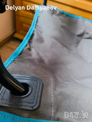 Сгъваеми къмпинг столове Quechua (Decathlon) с поставка за чаша — 2 бр., снимка 6 - Къмпинг мебели - 56272386
