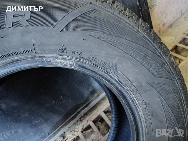 4бр.зимни гуми COOPER 245 70 16 DOT24 цена за брой, снимка 7 - Гуми и джанти - 53968142