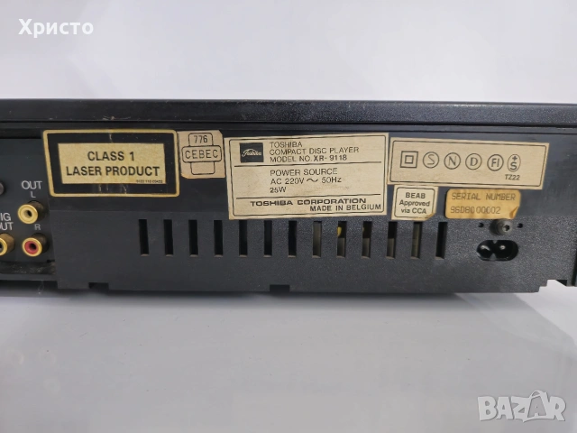 💿🔊 Toshibs xr-9118 🔊💿 tda 1541A, снимка 9 - Аудиосистеми - 54324336