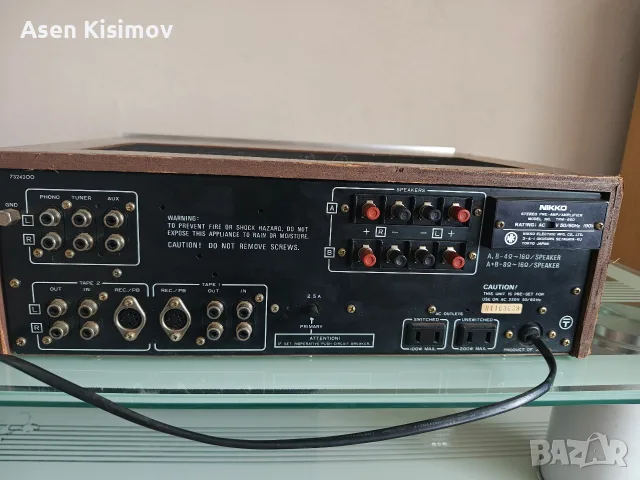 Nikko Trm-650 винтидж , снимка 6 - Ресийвъри, усилватели, смесителни пултове - 55727676