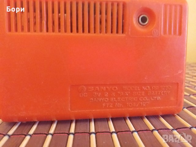 Радио SANYO RP 1250, снимка 6 - Радиокасетофони, транзистори - 29339606