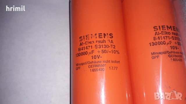 Уникални електролитни кондензатори, снимка 11 - Друга електроника - 31792329