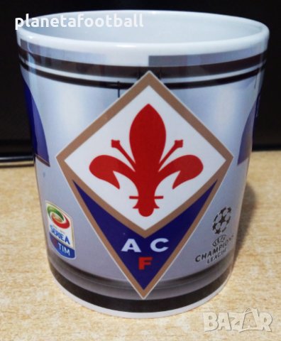 Футболна чаша на Фиорентина с име и номер!Fiorentina фен чаша!, снимка 2 - Фен артикули - 30182028