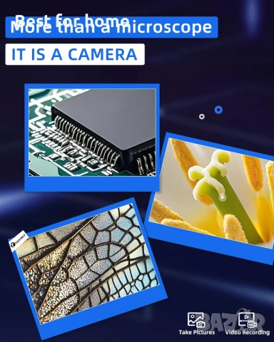 T TAKMLY Безжичен цифров микроскоп , снимка 6 - Друга електроника - 50492977