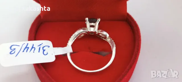 Сребърен пръстен-2,44гр/925, снимка 6 - Пръстени - 48280760