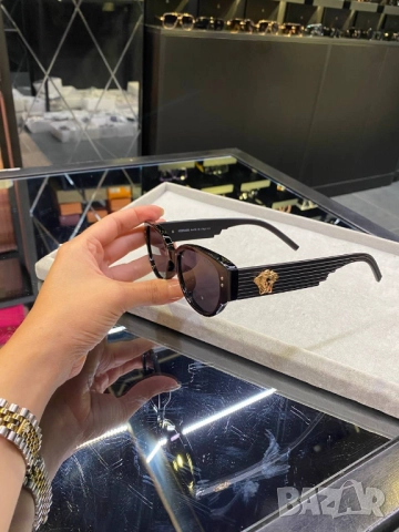 очила с черен обикновен калъф и ув защита versace louis vuitton, снимка 16 - Слънчеви и диоптрични очила - 51444699