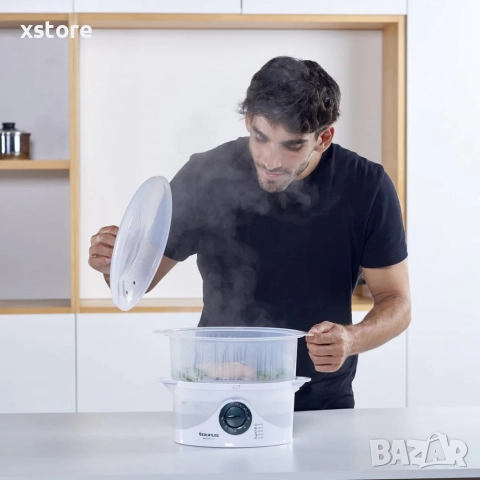 Уред за готвене на пара Taurus Salutecook 800W, 6 л, таймер 60 мин, снимка 7 - Други - 52697539