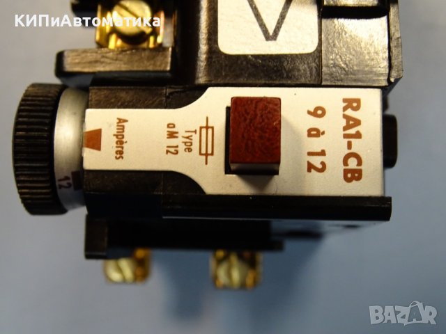 термично реле Telemecanique RA1-CB912 9-12A thermal relay, снимка 9 - Резервни части за машини - 37506307