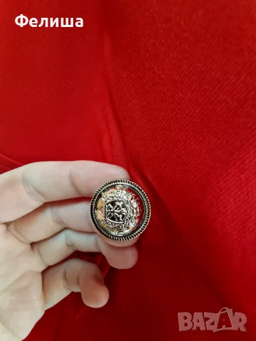 Уникален Кралски Наситено Червен Комплект Блейзър+Пола 2ХЛ, снимка 10 - Комплекти - 50121504