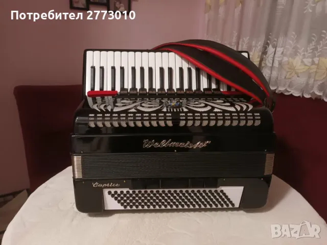 Веллтмайстер каприче 120 баса, снимка 6 - Акордеони - 49937428