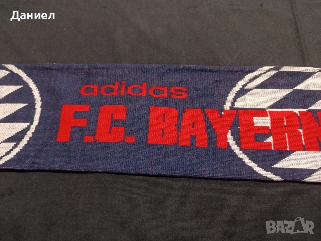 Винтидж шал на Байерн Мюнхен , снимка 3 - Футбол - 52383083