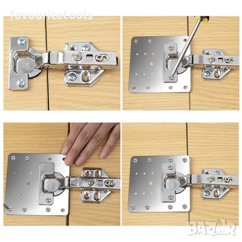 Комплект пластини за ремонт на панти-4 части, снимка 4 - Други - 51245036