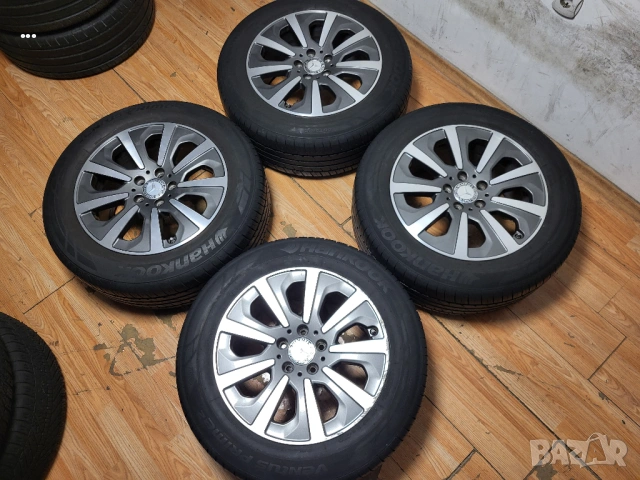 Джанти 17" 5х112 ОЕ Mercedes летни гуми 225/60/17 Hankook