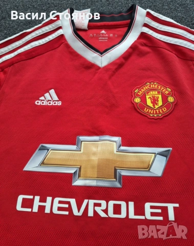 Manchester UTD/ Манчестър Юнайтед adidas Home 2015-16г. - за ръст 152см., снимка 2 - Фен артикули - 54341937