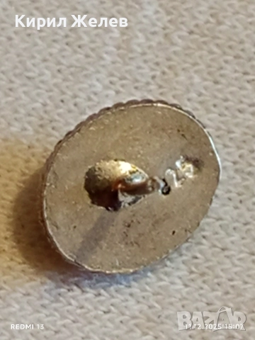 СТАРА СРЕБЪРНА АРТ ДЕКО ОБЕЦА с ШЛИФОВАН ЛУНЕН КАМЪК ВИНТИДЖ 39679, снимка 5 - Обеци - 52736402