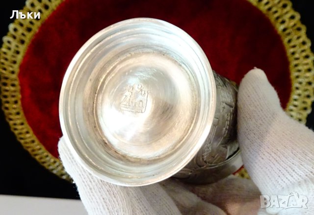 Чаша от калай с Орач,Жътва,Ферма. , снимка 9 - Антикварни и старинни предмети - 42752482