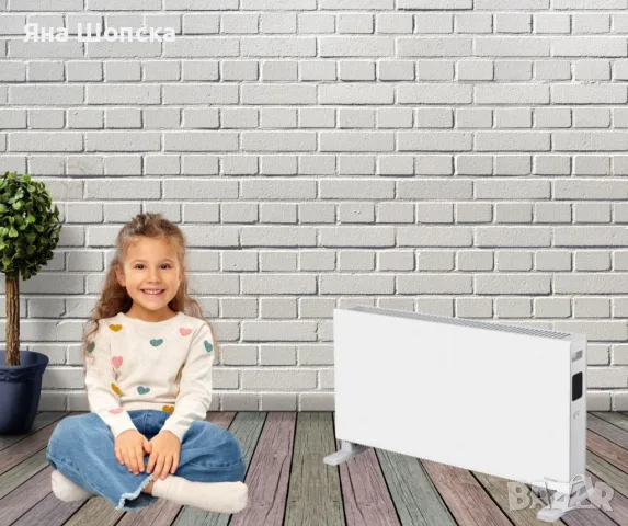 Конвектор K37 2000W с WiFi – дигитален термостат, LED дисплей, IP24, снимка 3 - Отоплителни печки - 55790224
