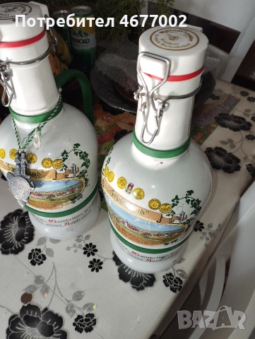 красиви рисувани шишети, снимка 4 - Антикварни и старинни предмети - 52924878