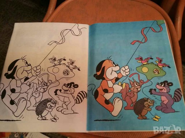 PiFou книжка за оцветяване , снимка 2 - Детски книжки - 29775887