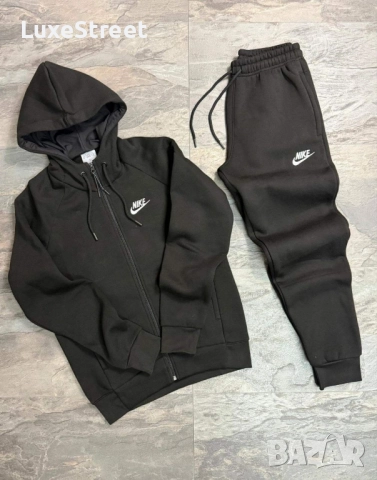 Мъжки Ватирани Екипи - лого Бродирано 🤍 Nike , снимка 3 - Спортни дрехи, екипи - 52427362