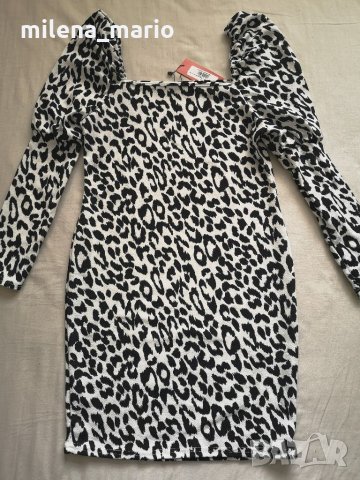 Нова рокля Леопард принт Разпродажба 10лв. , снимка 4 - Рокли - 31794071