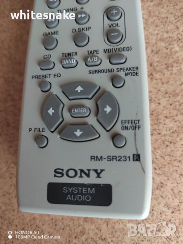 Sony RM-SR231 , снимка 4 - Аудиосистеми - 40310292