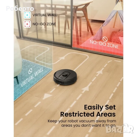 Прахосмукачка робот Cleanova W11, снимка 4 - Прахосмукачки - 52907851