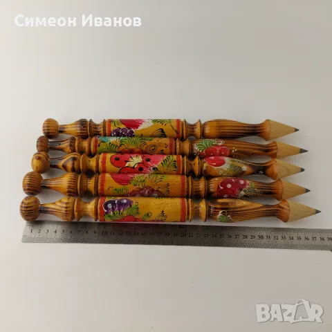 Лот от 5 броя големи молива сувенири Румъния B0030, снимка 2 - Антикварни и старинни предмети - 48665398