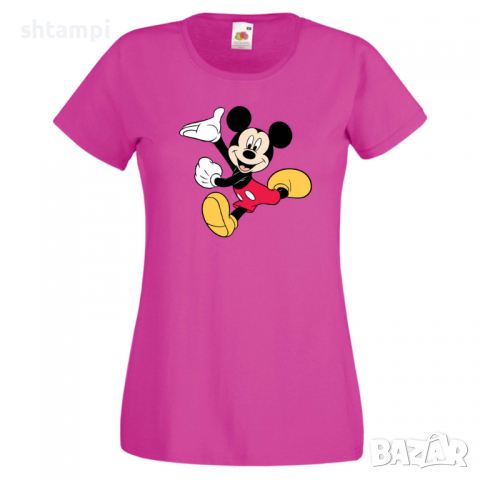 Дамска тениска Mickey Mouse 5 Мини Маус,Микки Маус.Подарък,Изненада,, снимка 1 - Тениски - 36526465
