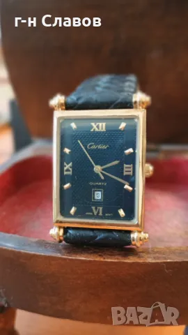 Часовник Cartier Art Deco Case (Gold plated), снимка 4 - Мъжки - 47954428