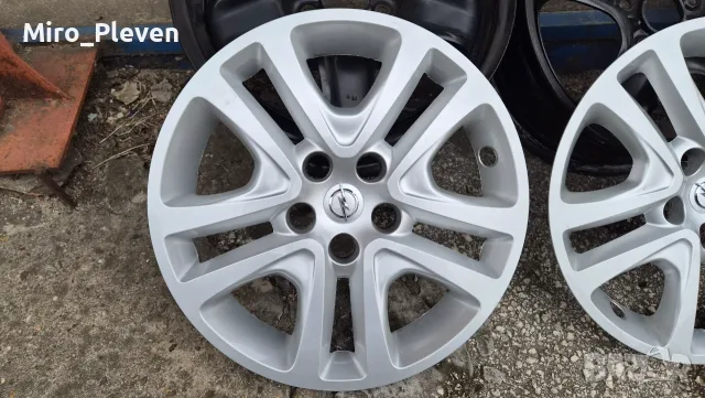 Оригинални метални структурни джанти и тасове 16 цола за Opel Astra K, снимка 2 - Гуми и джанти - 56234623