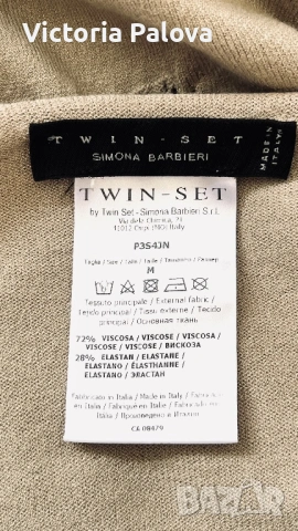 Луксозна асиметрична рокля TWIN-SET SIMONA BARBIERI Италия, снимка 7 - Рокли - 53206668